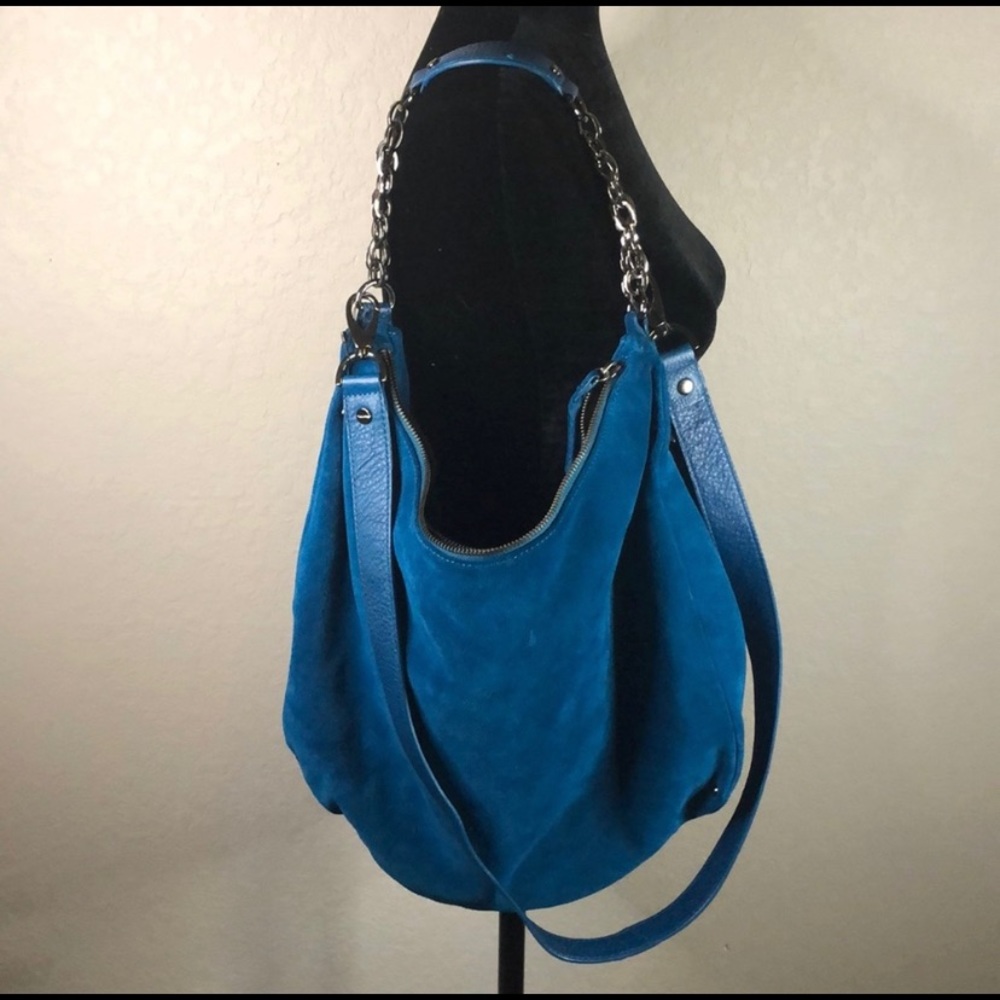 Kenneth Cole Suede Messenger Crossbody